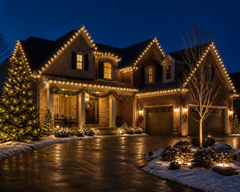 Christmas Lights Installation in Roswell, GA