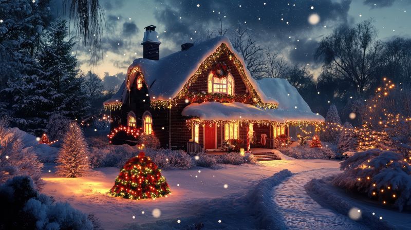 Xmas Lights Installation in Roswell, GA
