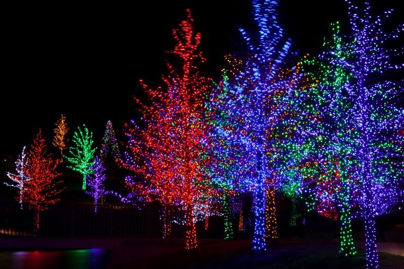Holiday Lights Hanging in Kansas City, MO